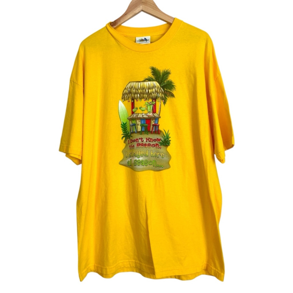 Jimmy Buffett Margaritaville Yellow T-Shirt 2XL